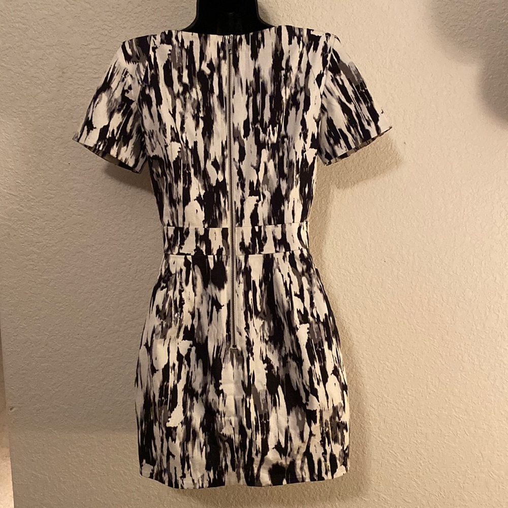 French Conmection black and white dress